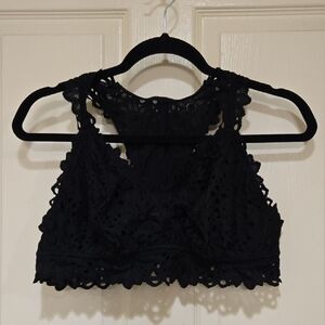 Aerie Elegant Black Lace Bralette